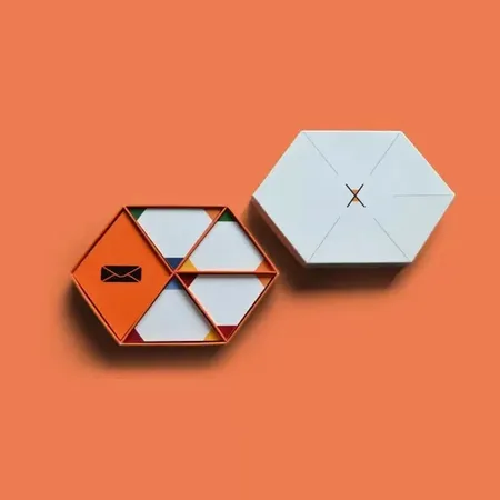 Hexagon Rigid Boxes, example 3